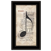 MLNshops Framed Music Art Print for Home Decor Default