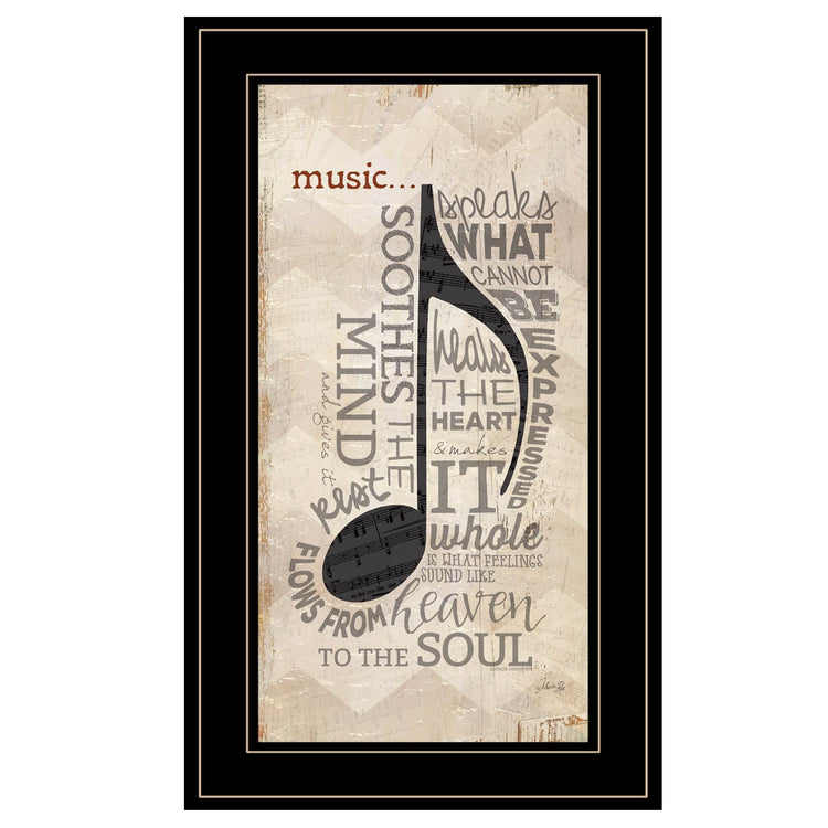 MLNshops Framed Music Art Print for Home Decor Default