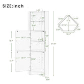 MLNshops Freestanding Bathroom Cabinet - Corner Storage