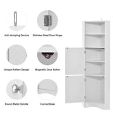 MLNshops Freestanding Bathroom Cabinet - Corner Storage