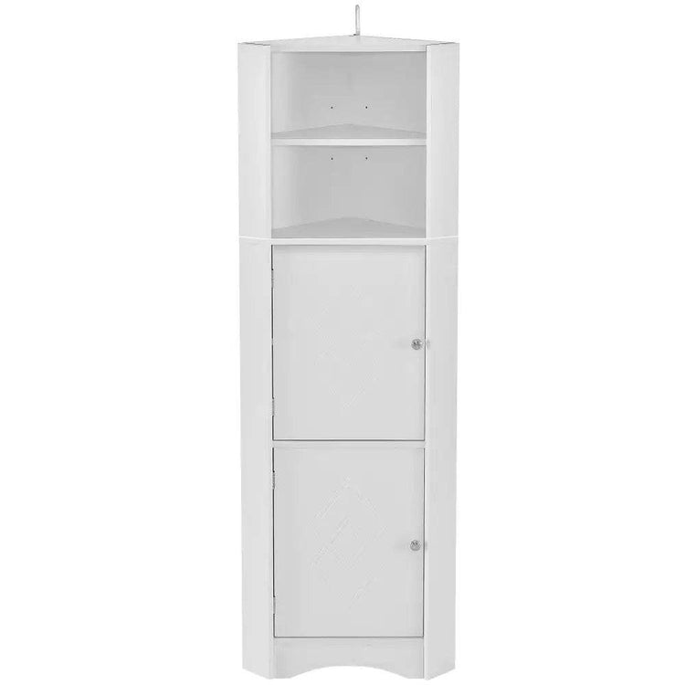 MLNshops Freestanding Bathroom Cabinet - Corner Storage