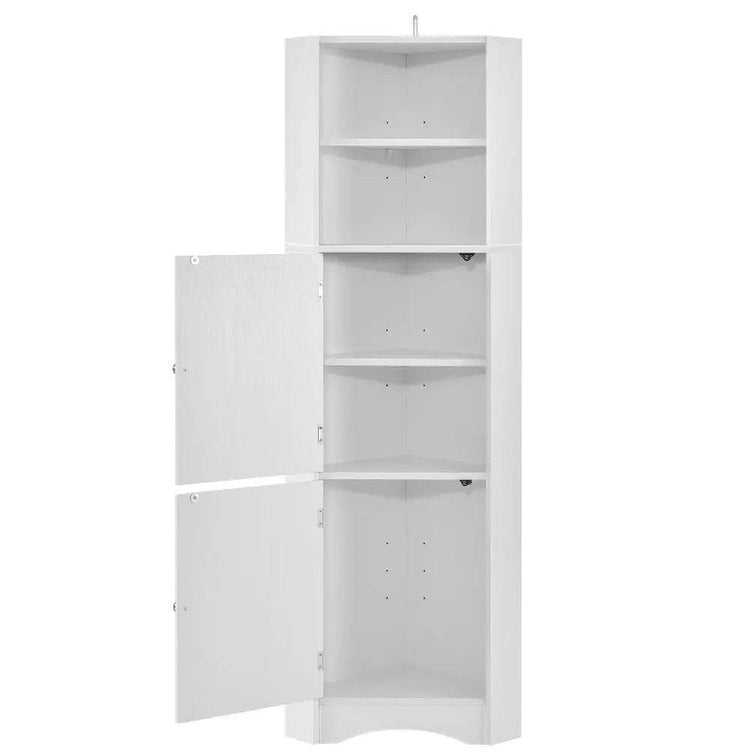 MLNshops Freestanding Bathroom Cabinet - Corner Storage