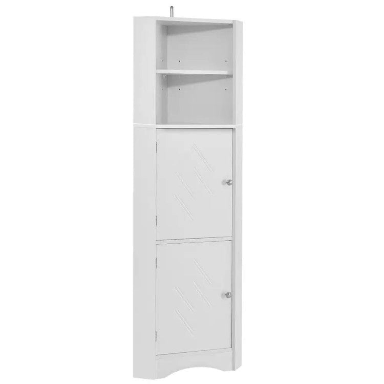 MLNshops Freestanding Bathroom Cabinet - Corner Storage