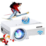 MLNshops 1080P WiFi Bluetooth Projector for Home Use Default Title