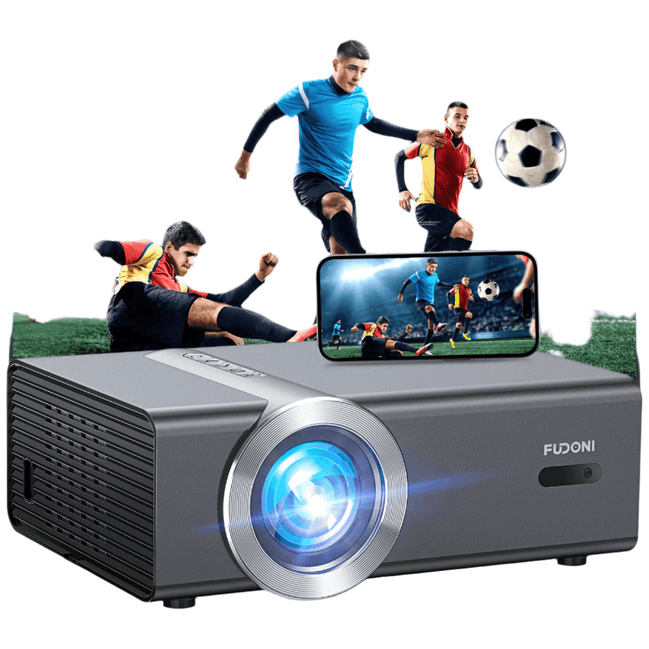 mlnshops WiFi Bluetooth Projector 4K Support Home Theater Default Title