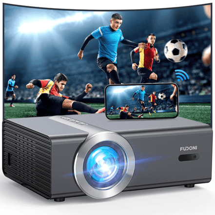 mlnshops WiFi Bluetooth Projector 4K Support Home Theater
