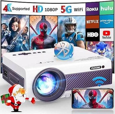 MLNshops Wireless Movie Projector for Home Entertainment