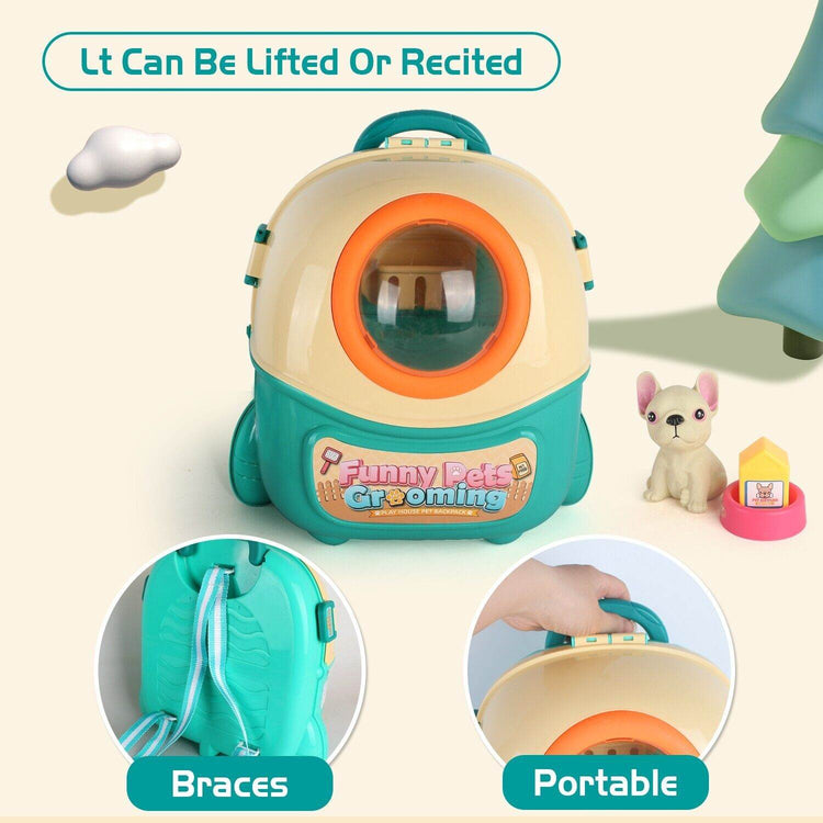 mlnshops Kids Pet Doctor Play Set Grooming Toys