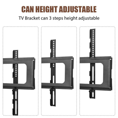 MLNshops black tempered glass entertainment center TV Stand