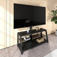 MLNshops black tempered glass entertainment center TV Stand