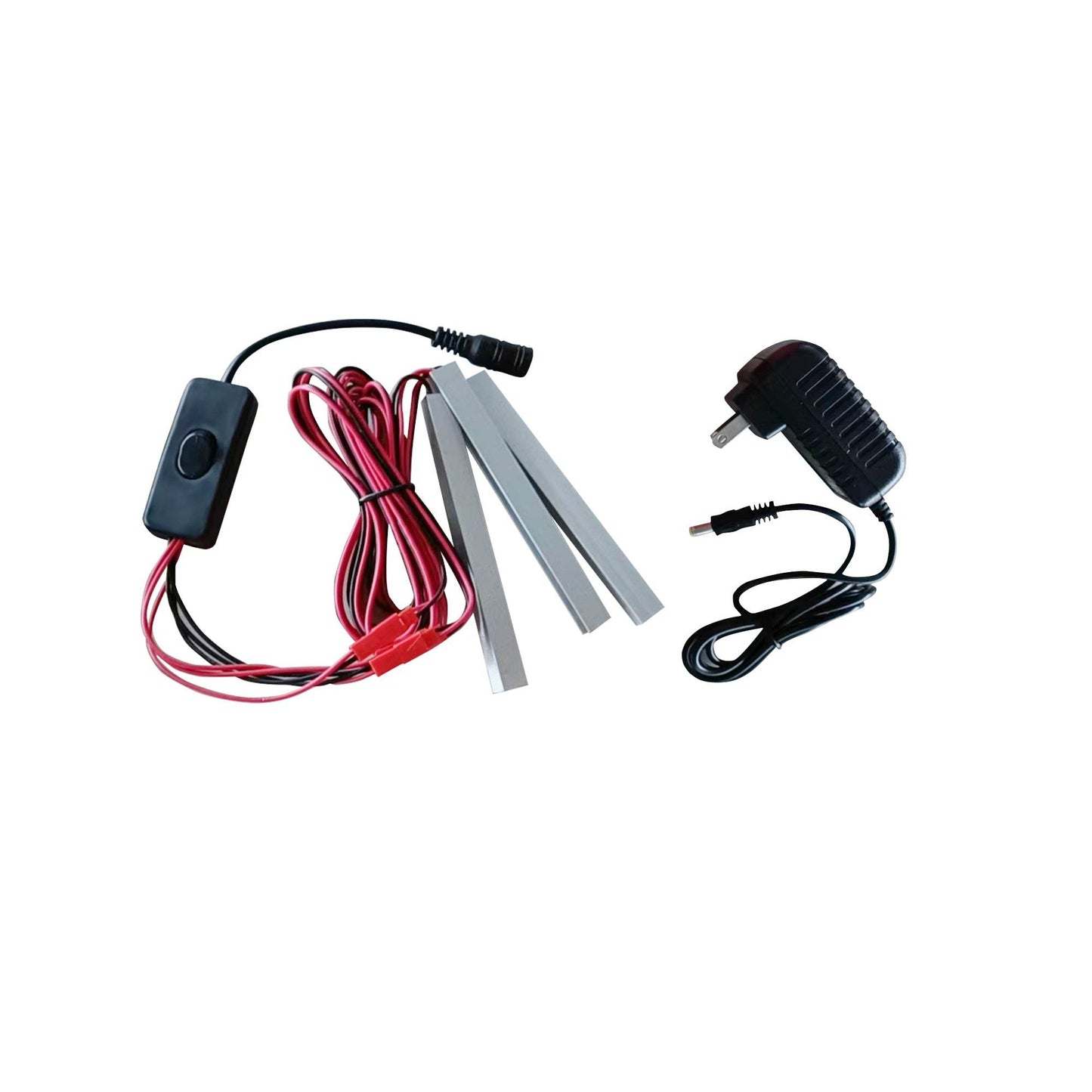 MLNshops modern side cabinet with LED lighting, Tall Glass