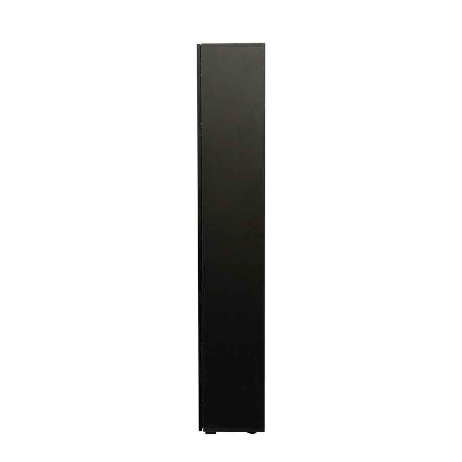MLNshops modern side cabinet with LED lighting, Tall Glass