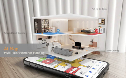 MLNshops GeekSmart Robot Vacuum and Mop for Large Homes