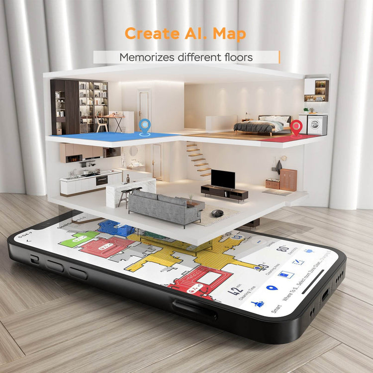 MLNshops GeekSmart Robot Vacuum and Mop for Large Homes