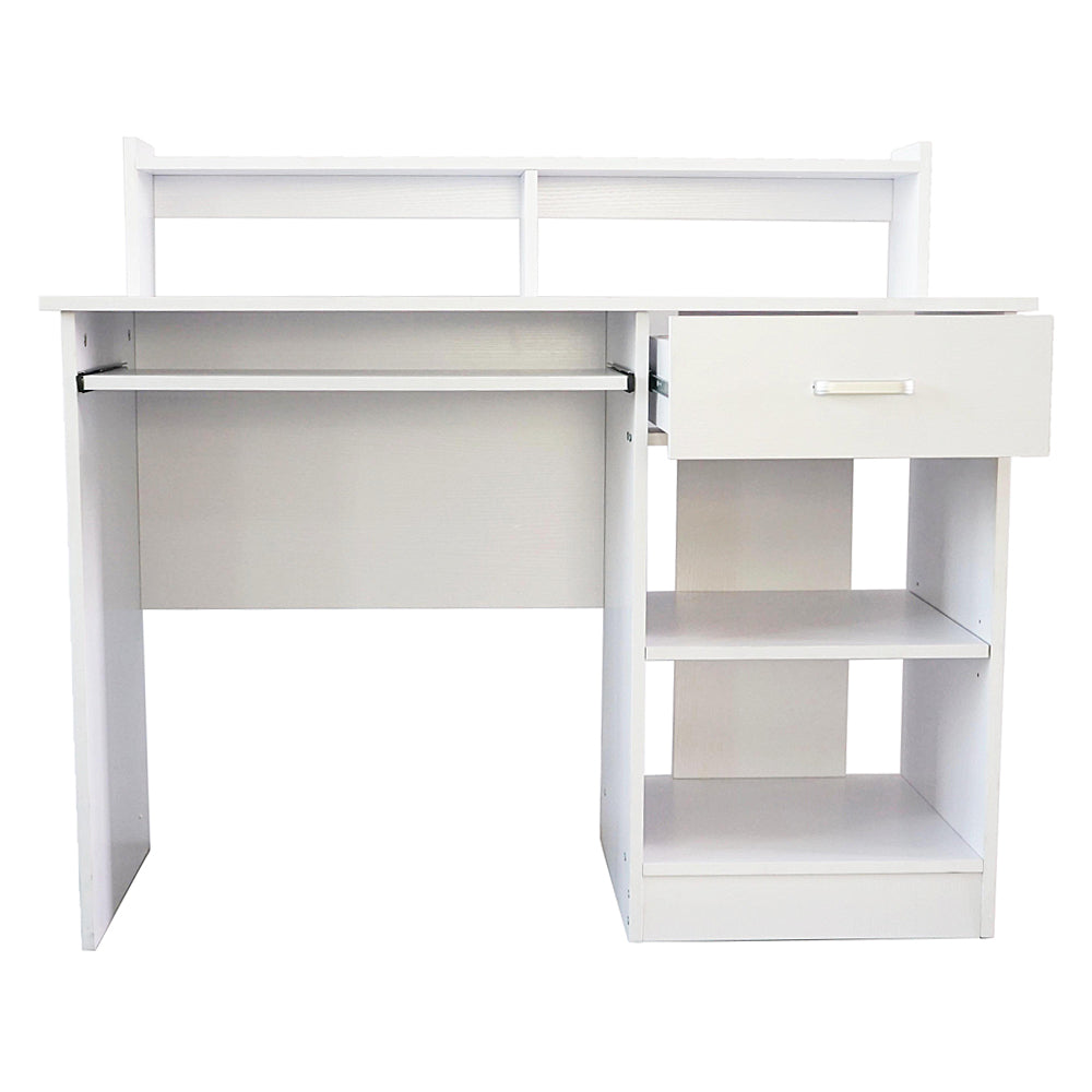 General Style Modern E1 15MM Chipboard Computer Desk White MLNshops]