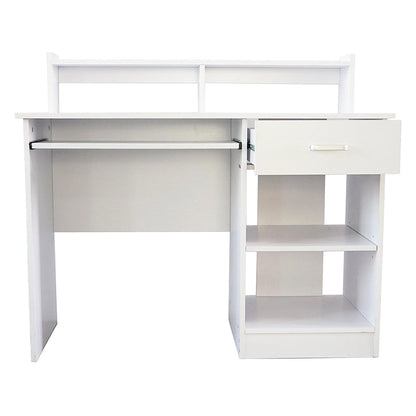 General Style Modern E1 15MM Chipboard Computer Desk White MLNshops]