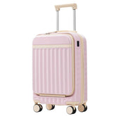 MLNshops pink luggage set for travel hardshell USB