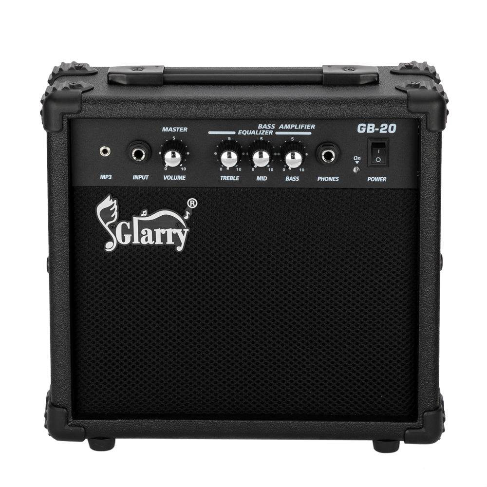 Glarry 20w Bass Amplifier Compact Electric Bass Amp Default Title