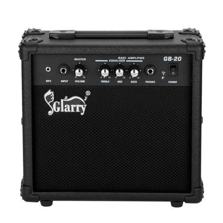 Glarry 20w Bass Amplifier Compact Electric Bass Amp