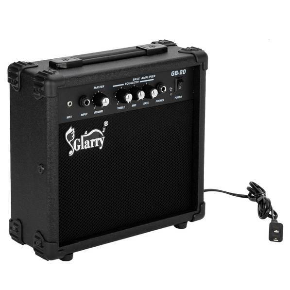 Glarry 20w Bass Amplifier Compact Electric Bass Amp