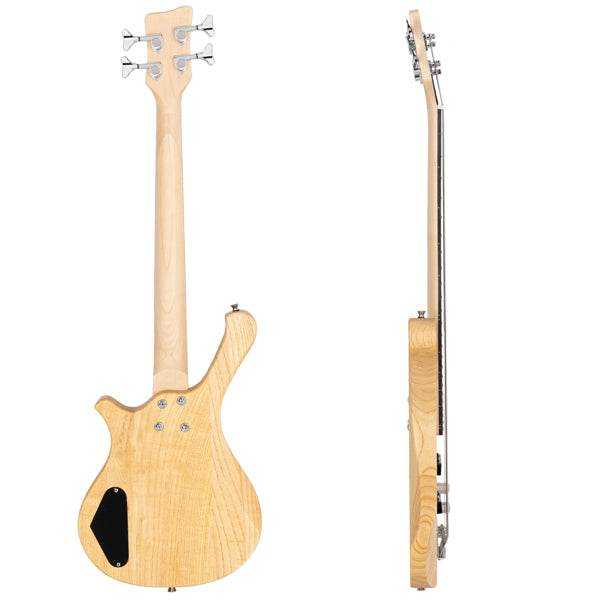 mlnshops 36 inch electric bass guitar with accessories