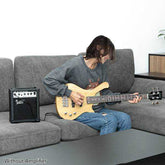 mlnshops 36 inch electric bass guitar with accessories