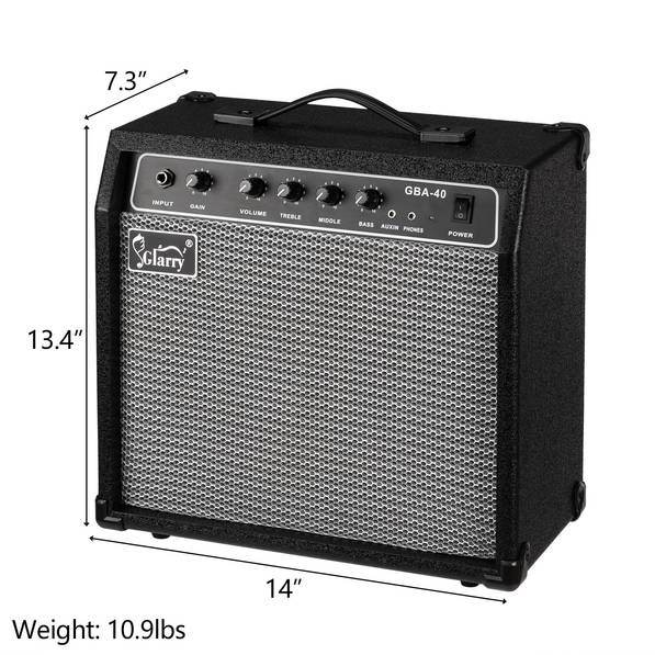Glarry 40W Electric Bass Amplifier for Crystal Sound