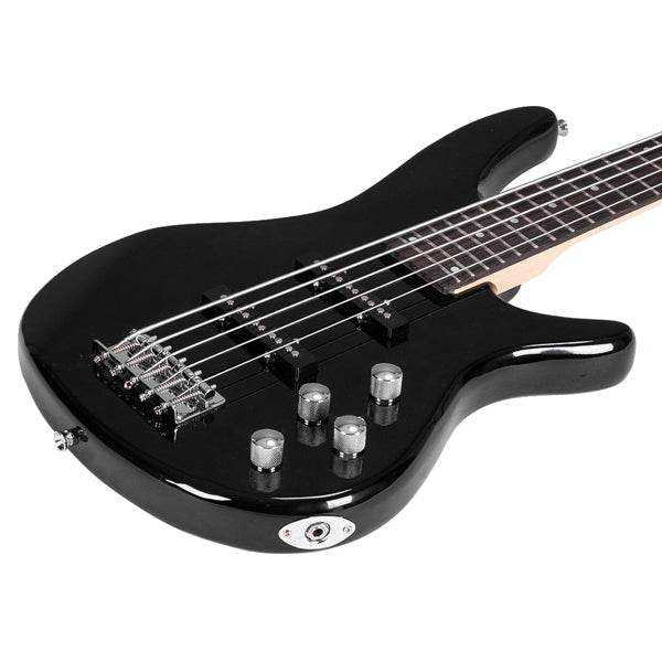 mlnshops 5 string electric bass guitar kit with Amp & Bag