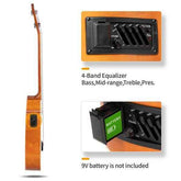 mlnshops Acoustic bass guitar with built-in equalizer