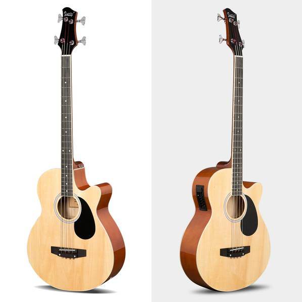 mlnshops Acoustic bass guitar with built-in equalizer