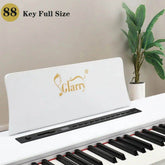 Glarry Digital Piano 88 Keys - Elegant White Keyboard