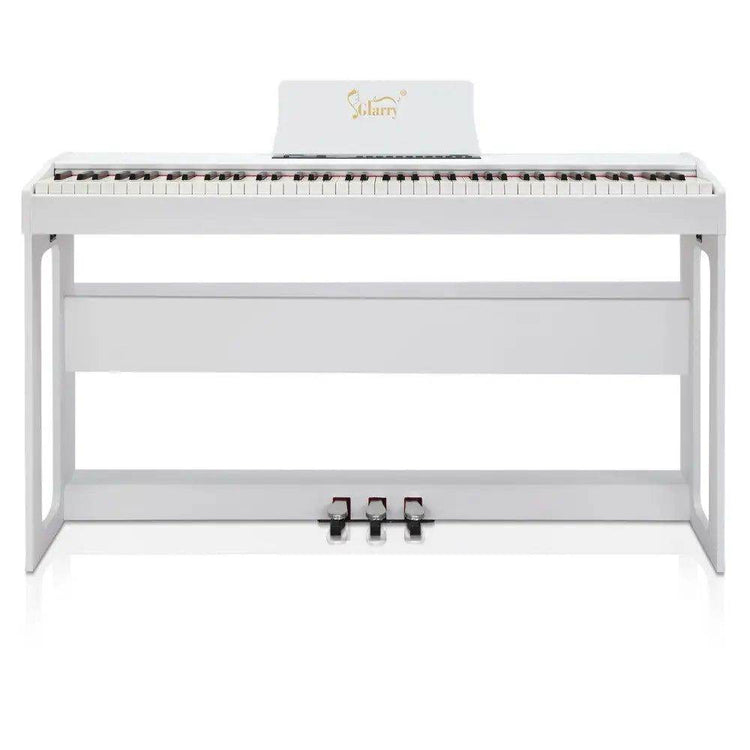 Glarry Digital Piano 88 Keys - Elegant White Keyboard