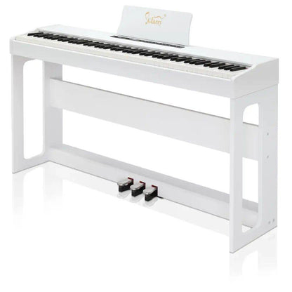 Glarry Digital Piano 88 Keys - Elegant White Keyboard - MLNshops