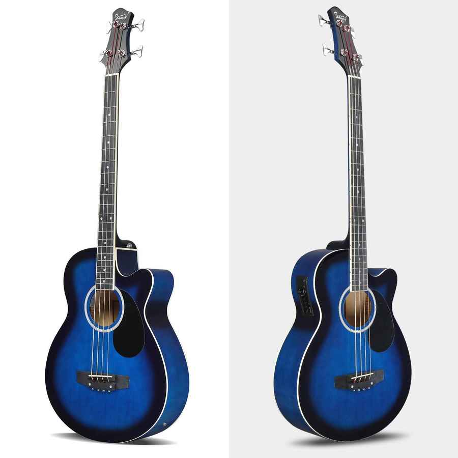 mlnshops EQ-7545R Acoustic Bass for Beginners - Electric
