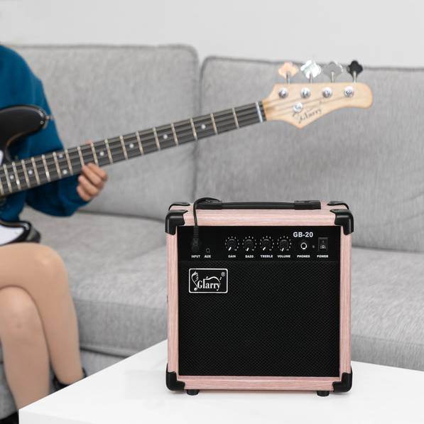 Glarry GB-20 Natural Amplifier Electric Bass Guitar Amp