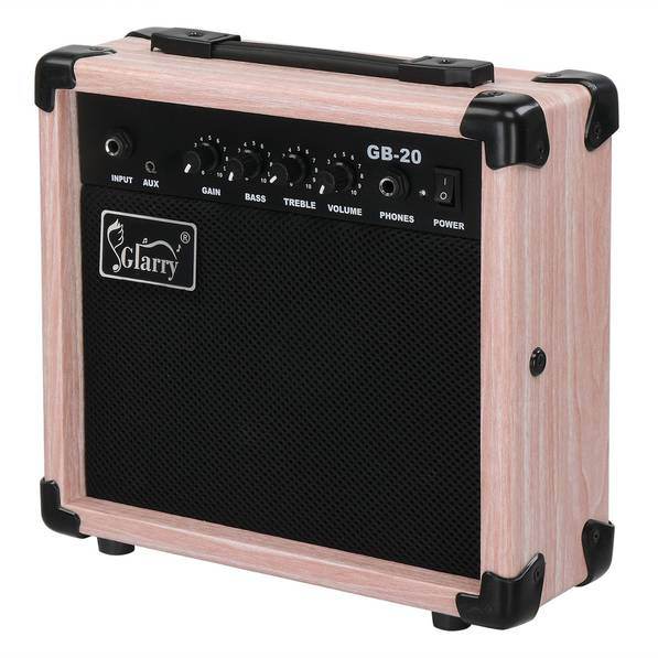 Glarry GB-20 Natural Amplifier Electric Bass Guitar Amp