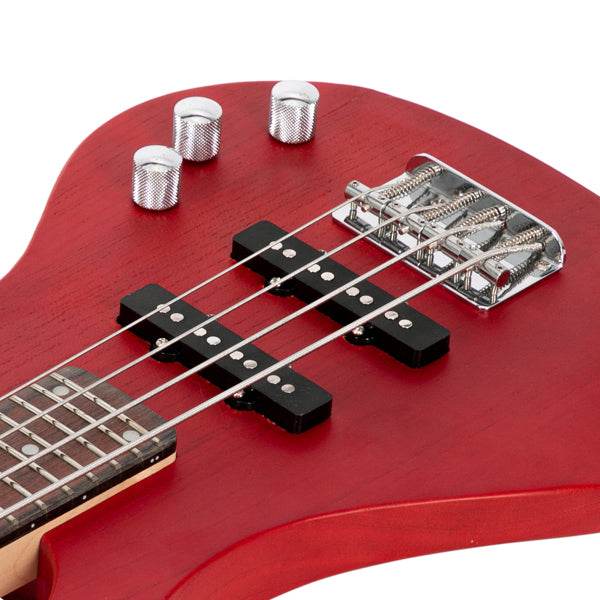 mlnshops GW101 electric bass guitar kit with gig bag & strap