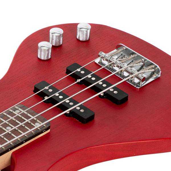 mlnshops GW101 electric bass guitar kit with gig bag & strap