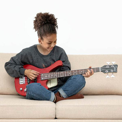 mlnshops GW101 electric bass guitar kit with gig bag & strap