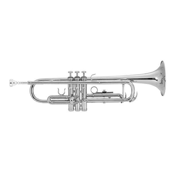 mlnshops Silver Bb Trumpet for Beginners with Carry Case