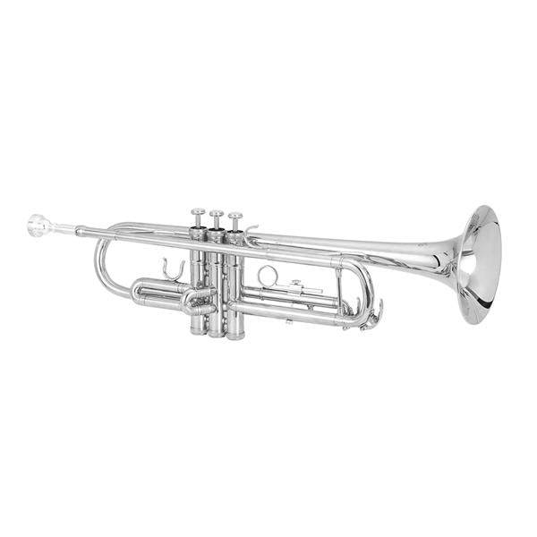mlnshops Silver Bb Trumpet for Beginners with Carry Case