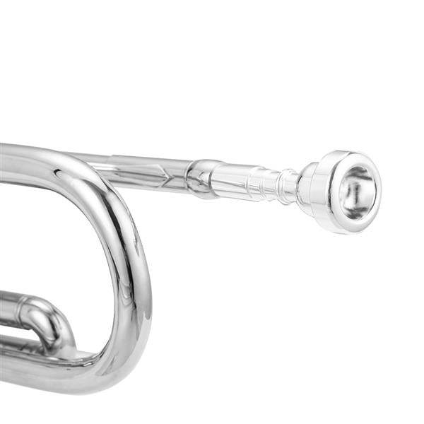 mlnshops Silver Bb Trumpet for Beginners with Carry Case
