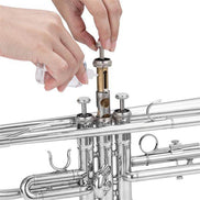 mlnshops Silver Bb Trumpet for Beginners with Carry Case
