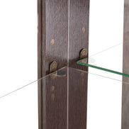 MLNshops Glass Door Display Cabinet for Elegant Storage