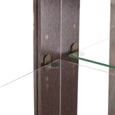 MLNshops Glass Door Display Cabinet for Elegant Storage