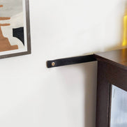 MLNshops Glass Door Display Cabinet for Elegant Storage