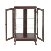 MLNshops Glass Door Display Cabinet for Elegant Storage