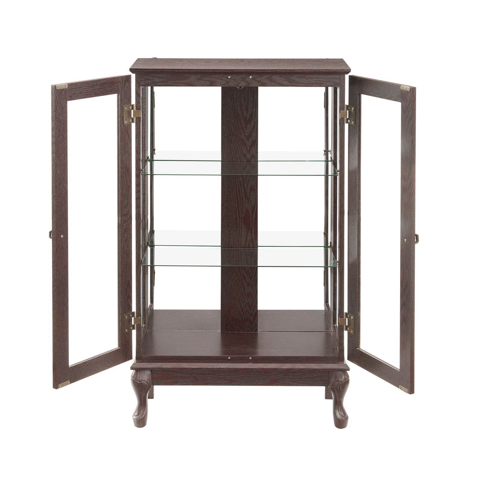 MLNshops Glass Door Display Cabinet for Elegant Storage