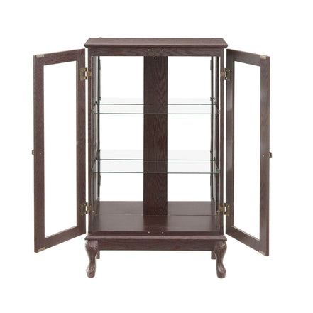 MLNshops Glass Door Display Cabinet for Elegant Storage