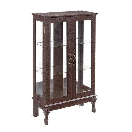 MLNshops Glass Door Display Cabinet for Elegant Storage